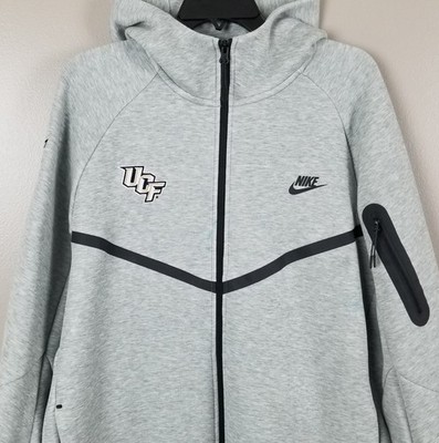 NIKE UCF KNIGHTS TECH FLEECE HOODIE SWEATSHIRT TEAM-ISSUED GREY RARE (SIZE XL)
