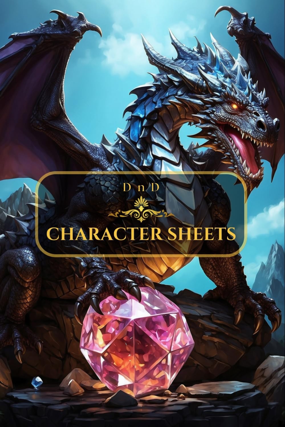 DnD Character Sheets: Detailed 5e Character Journal - Plenty of Space for RPG Ch
