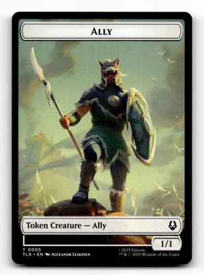 MTG - Ally (0005)   Clue (0014) Double-Sided Token - Avatar: The Last Airbender