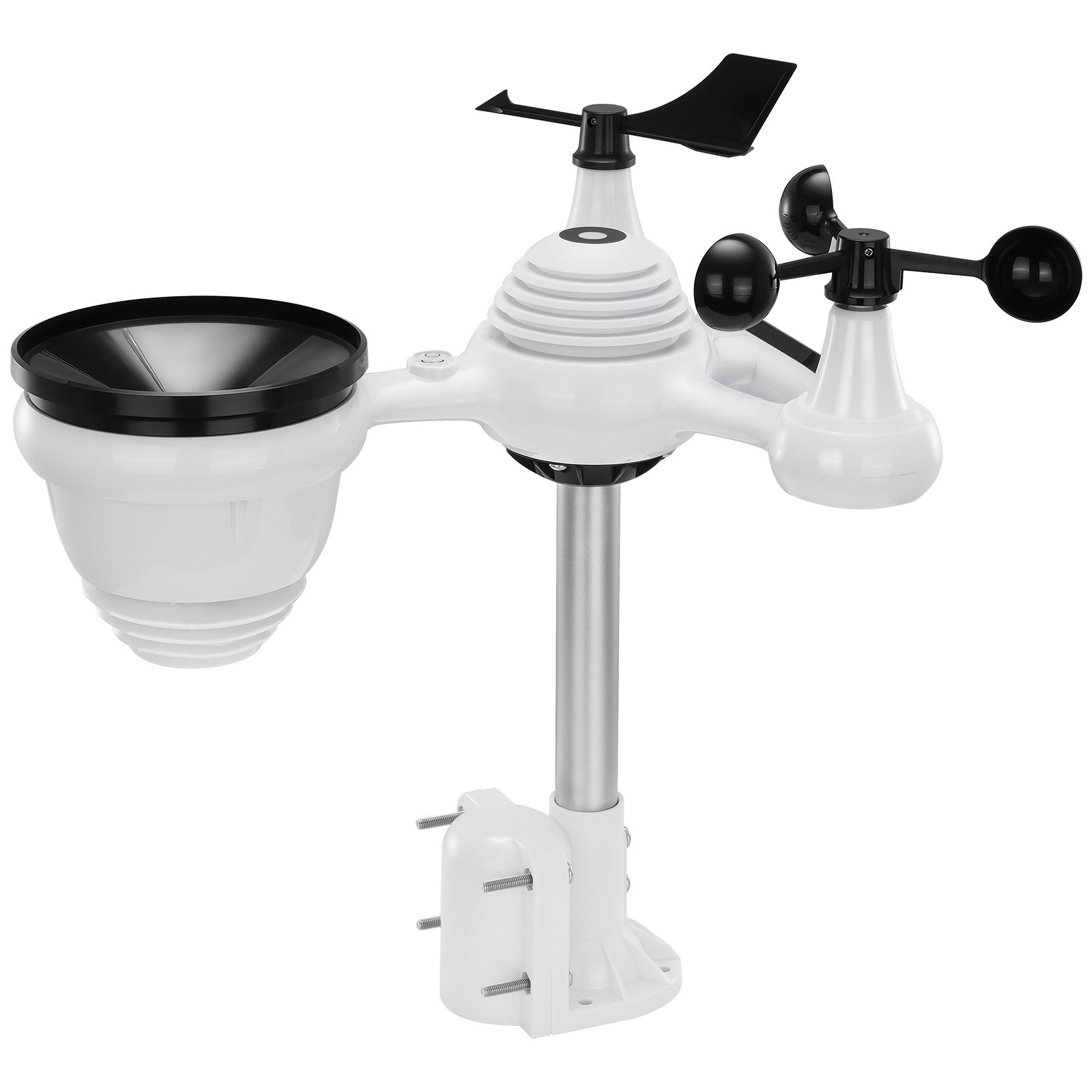 7-in-1 Wireless Weather Station 7.5 in Display for Indoor Outdoor-NO WIFI