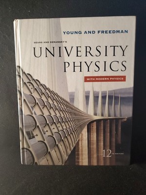 University Physics with Modern Physics 12th Ed Young Freedman 2008 HC