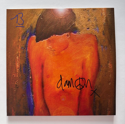 Signed DAMON ALBARN Blur 13 Music LP Vinyl Record - EXACT PROOF/COA - Gorillaz