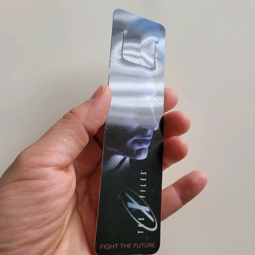 Vintage 90s Fox Mulder X-Files Tab Bookmark Y2K/1998 Fight Future, XKT-98039GABF - 第 4/14 張圖片