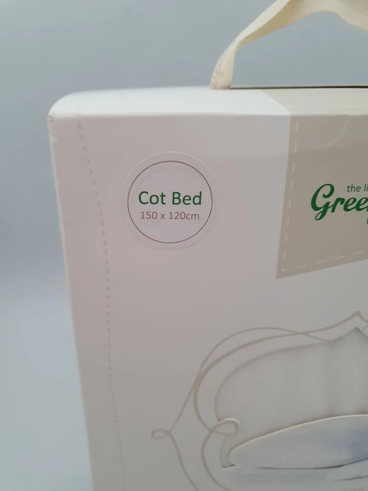 The Little Green Sheep Organic Duvet Cover & Pillowcase, Cot Bed- 150cm x 120cm - Image 2 of 4