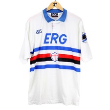 1992-93 Sampdoria Maglia Away Asics M  ORIGINALE SHIRT