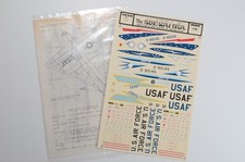 Microscale 1/72 USAF F-106A Delta Darts 1 Decal - 72-91