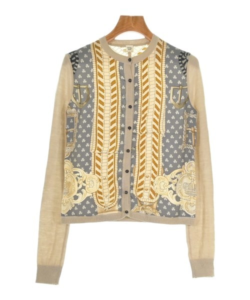 HERMES Cardigans BeigexGrayetc.(Patterned) 34(App… - image 1