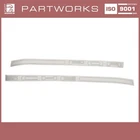 Lettering end plate for Porsche 924 from '80-944 black rear