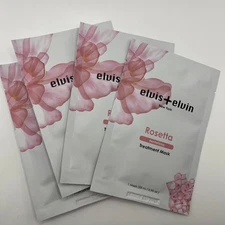 4 PACK of Elvis + Elvin Rosetta Revitalizing Treatment Face Mask