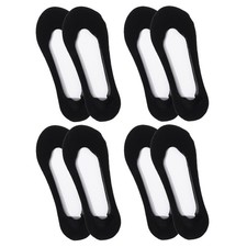 4 Pairs Women Girls No Show Socks Low Cut Liner Non Slip Invisible Hidden sock