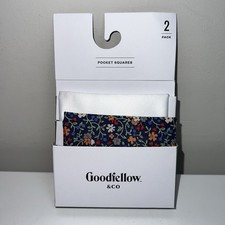 Men's Floral Print Pocket Square Set - Goodfellow Co