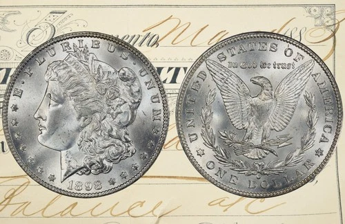 1898-O ~ CHOICE to GEM BU MS MORGAN SILVER DOLLAR ~ FROM ORIGINAL BANK BAG ~ LOT