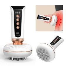 Leg Massager, 20 Levels Adjustable, Intelligent Voice/Red Light/Heating/Mas T4E7