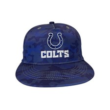 Indianapolis Colts NFL Hat Blue Camo Snapback Cap Football Fan Gear One Size OS