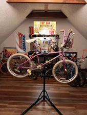 Mongoose FS1 Bmx Freestyle Bike 1986 Very Rare Factory Color Luminous Lavender