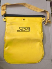 Seda floating dry bag shoulder strap inflates kayak canoe paddleboard yellow