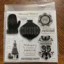 Close to My Heart Stamps CTMH Set Very Merry Christmas S1210 NEW 