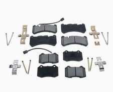 Front Rear Brake Pads Kit Compatible with Maserati Quattroporte S/Sport GT 2007-