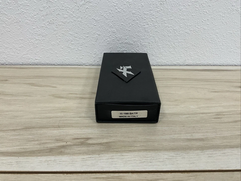 Xikar Tanto Knife Xi-188 Extreme LION STEEL w Wood Inlay Italy Tactical EDC RARE - Image 2 of 4