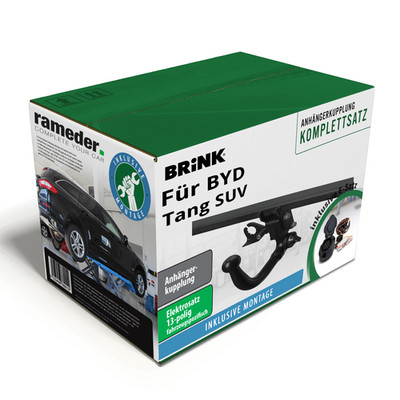 Brink Anhängerkupplung abnehmbar & 13poliger ECS E-Satz für BYD Tang SUV 24- NP
