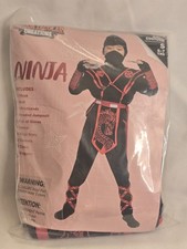 Halloween Ninja Costume for Kids, Ninja Accessories Size Small 5-7 Years
