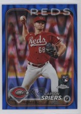 2024 Topps Chrome Blue RayWave Refractor 136/150 Carson Spiers #167 v9t