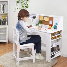Ensemble bureau et chaise en bois pour enfants, cadeau