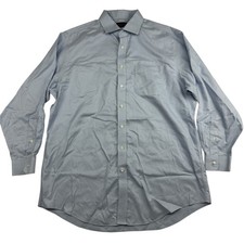 Wilkes & Riley Supima Cotton Tailored Fit L/S Button Up Shirt Size 17.5 X 34