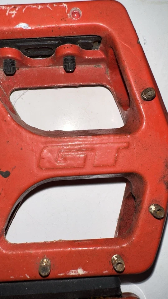 GT Bicycle Bmx Bike Pedals Pair Old School Vintage Good Working - Image 3 of 4