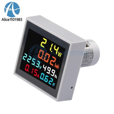 AC50V-450V 100A LCD Digital Multi-function Voltage Current Power Frequency Meter