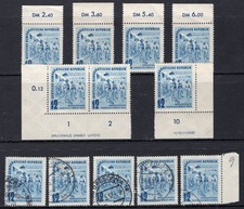 1952 DDR 307 postfrisch oder gestempelt Einzelmarken zur Auswahl