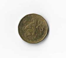 2015 Czech Republic - 20 Korun - 576 - Brass Plated Steel - 8.4g