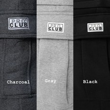 PRO CLUB MEN'S FLEECE CARGO SWEATPANTS HEAVYWEIGHT 5 COLORS SMALL