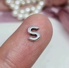 NEW Genuine Pandora Letter S Petite Floating Locket Charm  S925 ALE 💕 R41c  