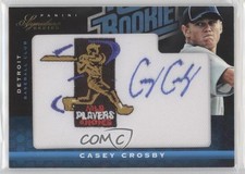 2012 Panini Signature Series Rated Rookie MLBPA /299 Casey Crosby Patch Auto no9