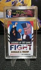 2025 Tops Legends of the Game - Donald J. Trump #45-#47 1/1 Custom Label & Slab