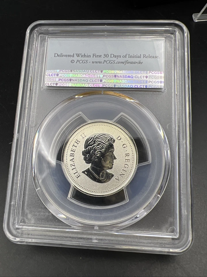 2018 $8 Canada Pure Silver Peaceful Panda Coin PCGS SP69 First Strike - Image 4 of 4