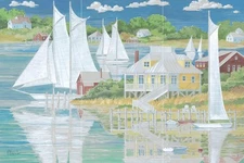 Ceramic Backsplash Tile Mural Nautical Kitchen/Bathroom/Shower - Captains Home