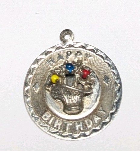 Sterling Silver Happy Birthday Charm (AK)