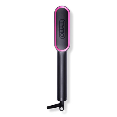 TYMO TYMO RING Straightening Brush Comb Flat Iron Auto Shut-Off Black/Pink