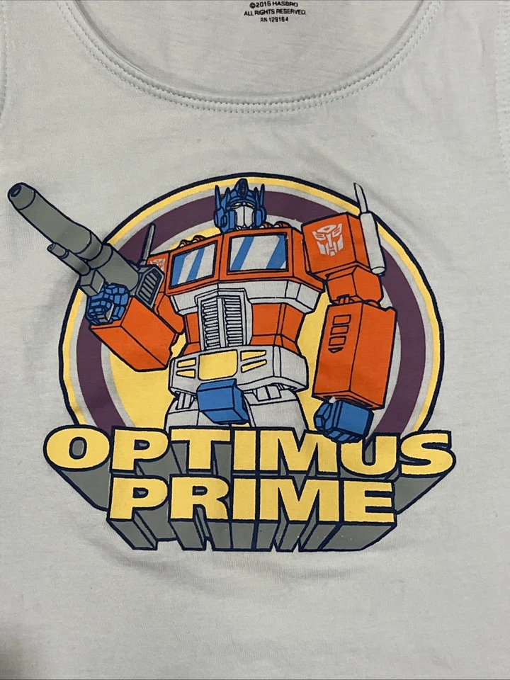 Camiseta sin mangas Transformers Boys Optimus Prime estampado gráfico talla 8 Foto 2 de 4
