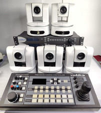 Vaddio 5-Camera PTZ System HD-22  ProductionVIEW Precision Controller  CCU CAT