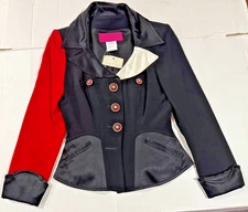 Vintage Christian Lacroix Paris Blazer jacket w decorative red buttons size 36