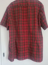 Mens Brutus Greatfit Short Sleeved Checked Shirt Size L