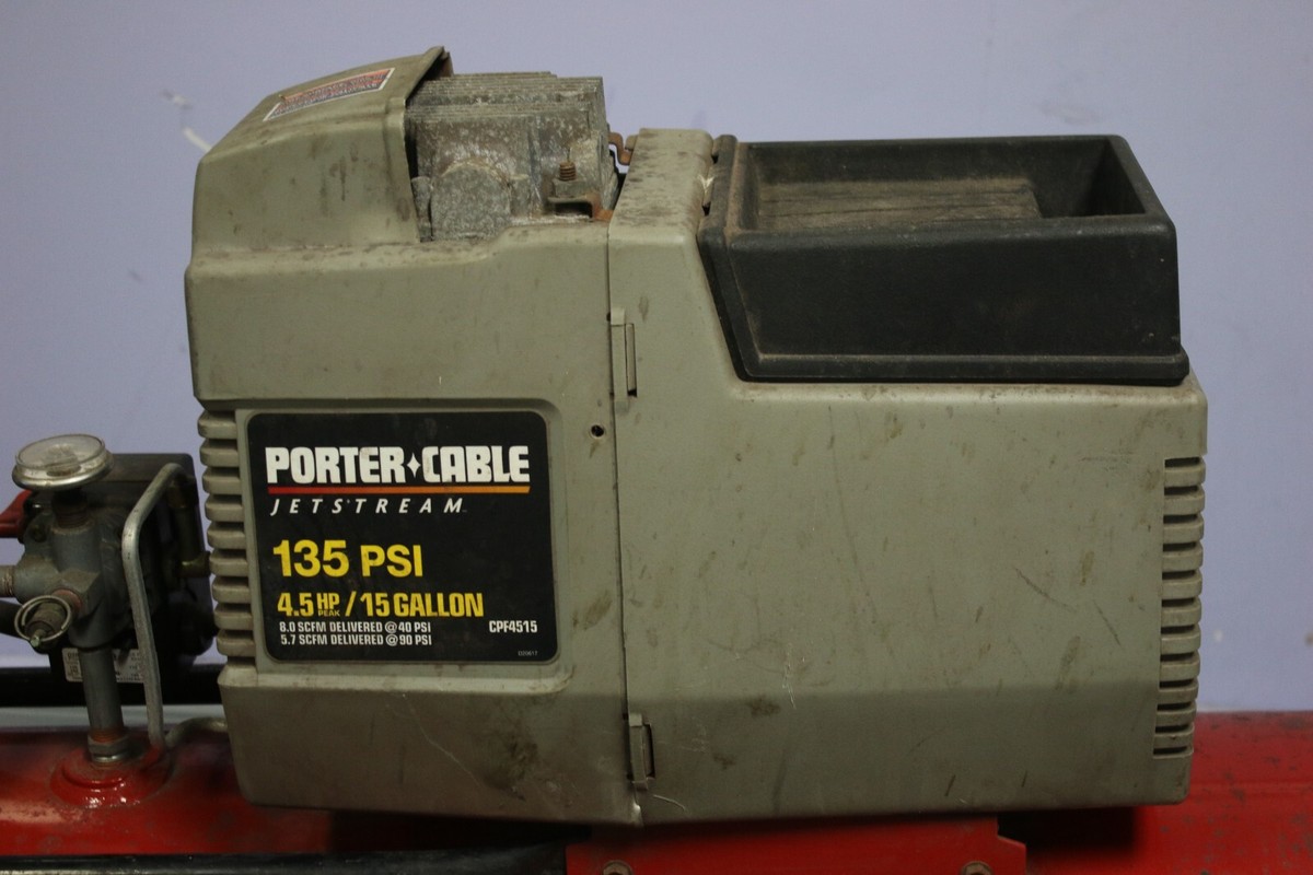 PORTER CABLE 135 PSI MOBILE AIR COMPRESSOR (CPF4515) | eBay