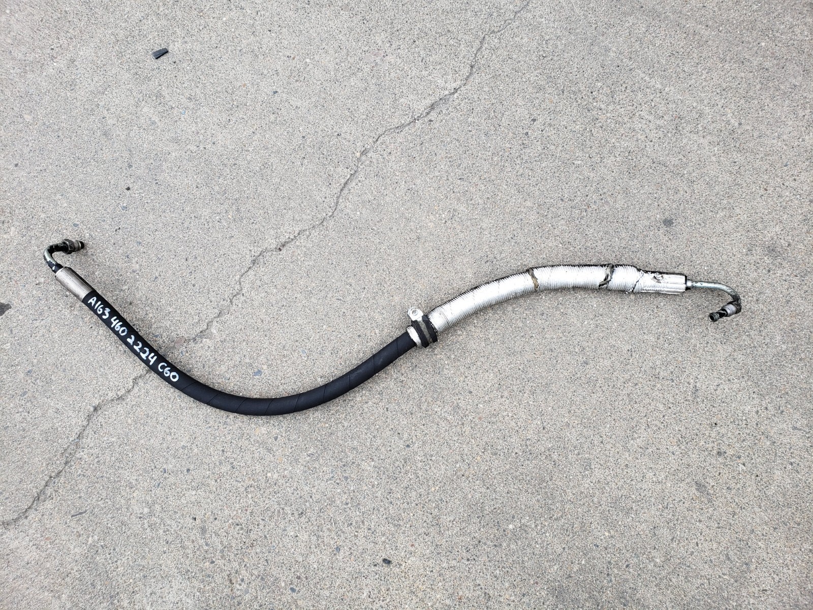 2000 MERCEDES ML430 W163 Power Steering Pressure Line Hose 1634602224