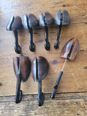 Vintage Pierce Wood Shoe Boot Stretcher Lot of UK