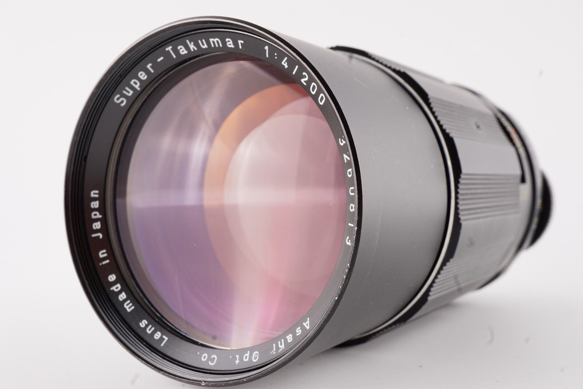 Near Mint】PENTAX SMC Super Multi Coated TAKUMAR 200mm F/4 For