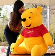 100cm Great Gift CUTE SOFT GIANT 40" Winnie The Pooh HUGE SOFT STUFFED DOLL 