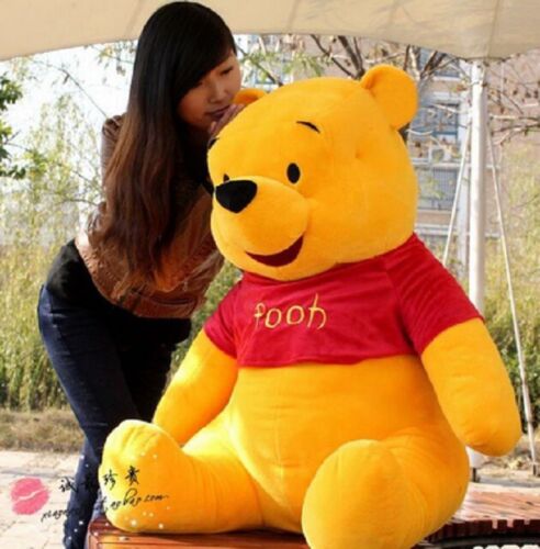 100cm Great Gift CUTE SOFT GIANT 40" Winnie The Pooh HUGE SOFT STUFFED DOLL  - Picture 1 of 7